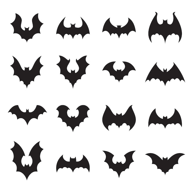 Vampire bat silhouette