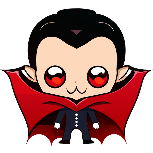 Vector vampire vector illustration cartoon