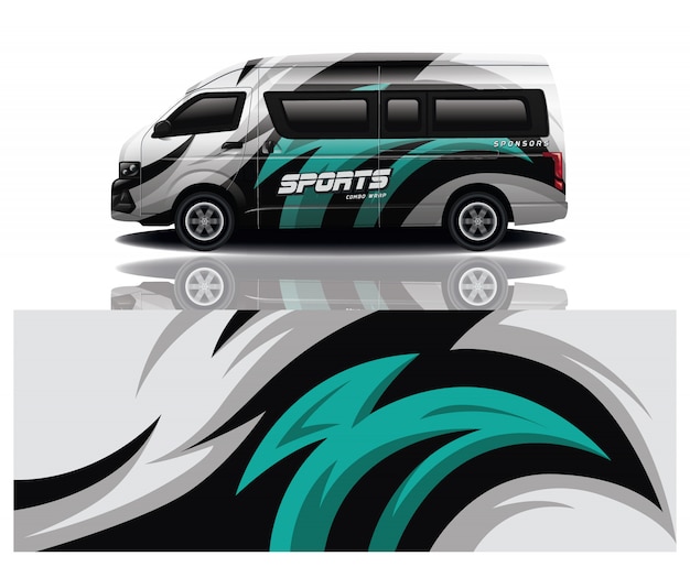 van auto sticker wrap ontwerp