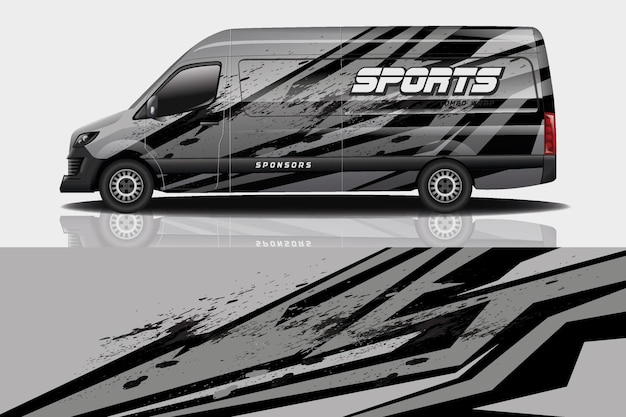 Van auto sticker wrap ontwerp