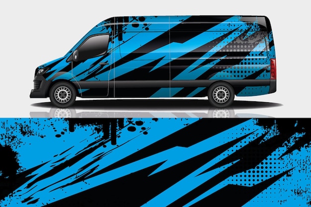 Van auto sticker wrap ontwerp