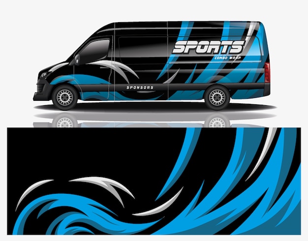 van auto sticker wrap ontwerp