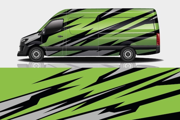 Van auto sticker wrap ontwerp