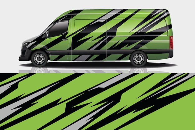 Van auto sticker wrap ontwerp