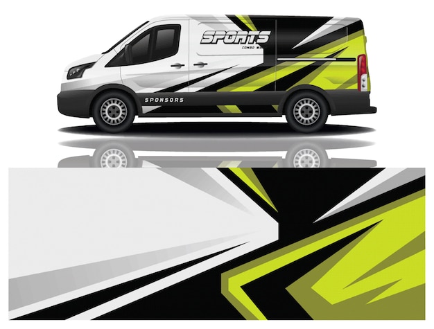 van auto sticker wrap ontwerp