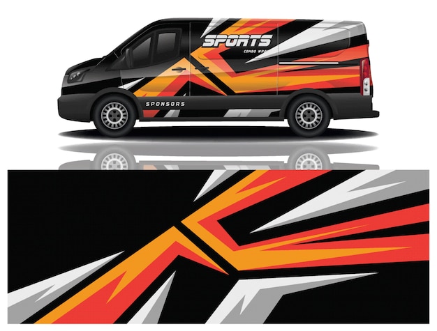 van auto sticker wrap