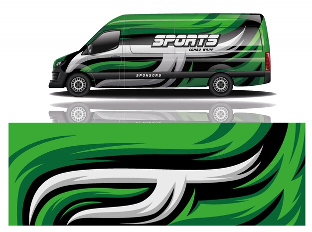 Van auto sticker wrap