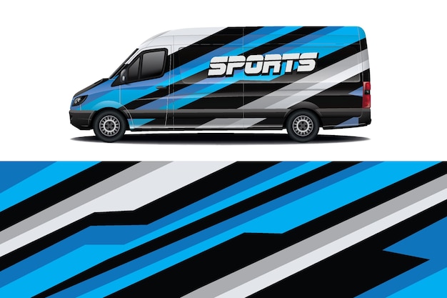 Van Car Decal Wrap Design