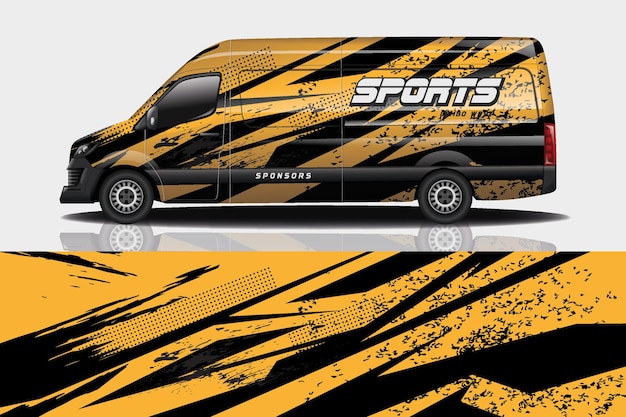 Van Car Decal Wrap Design