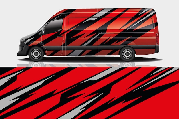 Van Car Decal Wrap Design 