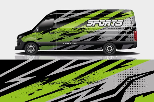 Van car decal wrap