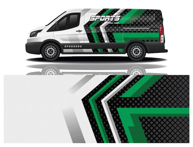 Van car decal wrap