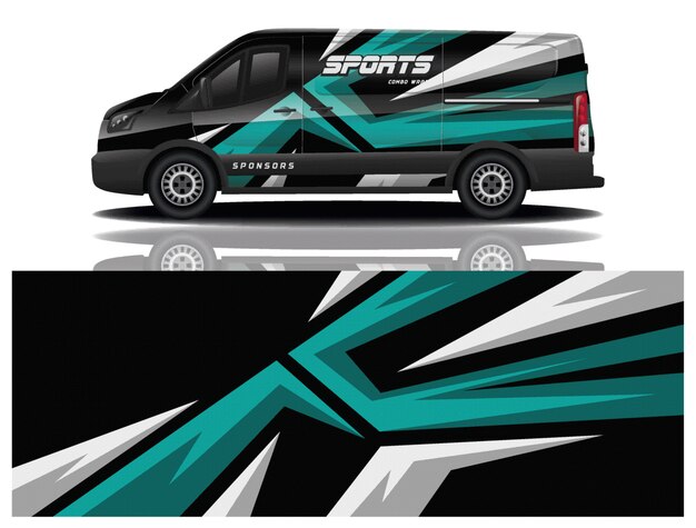 Van car decal wrap