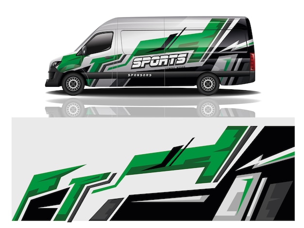 van car wrap design for company