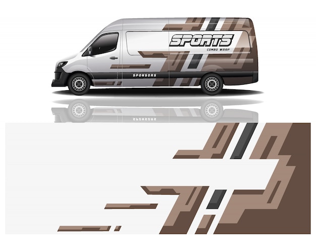 van car wrap design for company