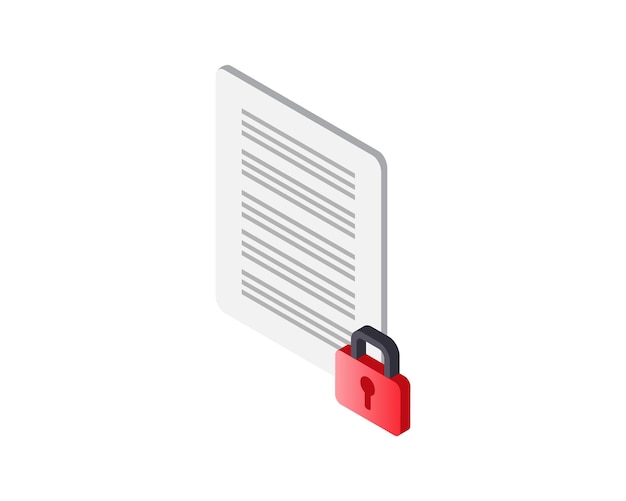 van de privacy van het document, aangezien het document is vergrendeld of gecodeerd