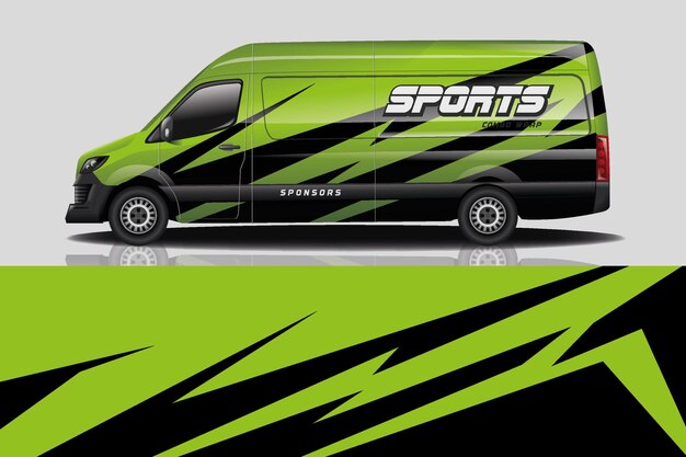 Van decal wrap design