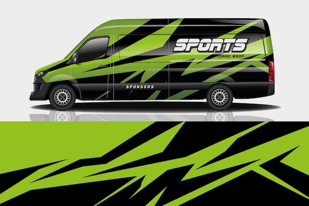 Van decal wrap design