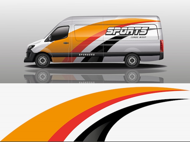 van decal wrap design