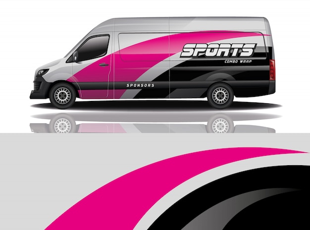 Van decal wrap design