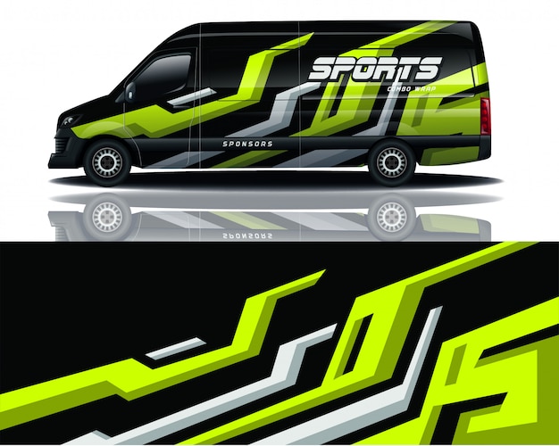 van decal wrap design