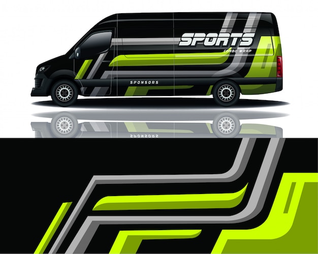 van decal wrap design