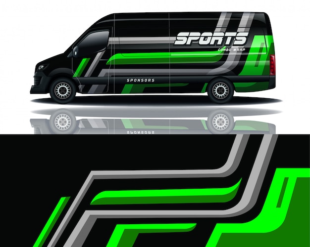 van decal wrap design