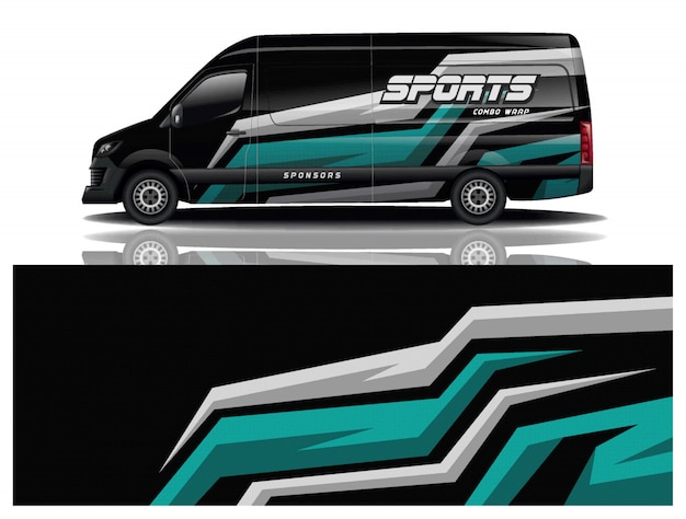 van decal wrap design