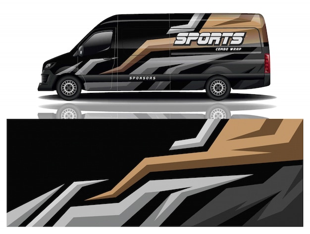 Van decal wrap design