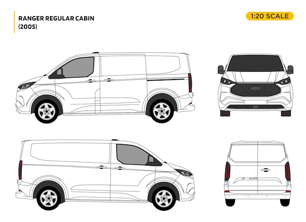 Вектор Ван etransit custom 2023