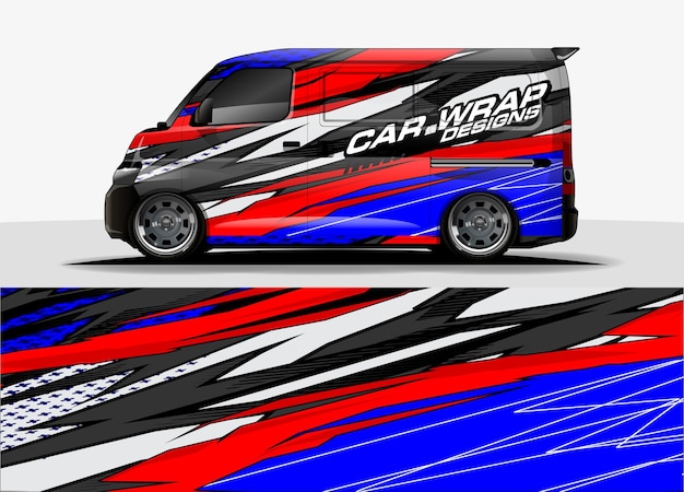 Van graphic background . abstract modern lines design concept  for car and vehicles graphics vinyl wrap