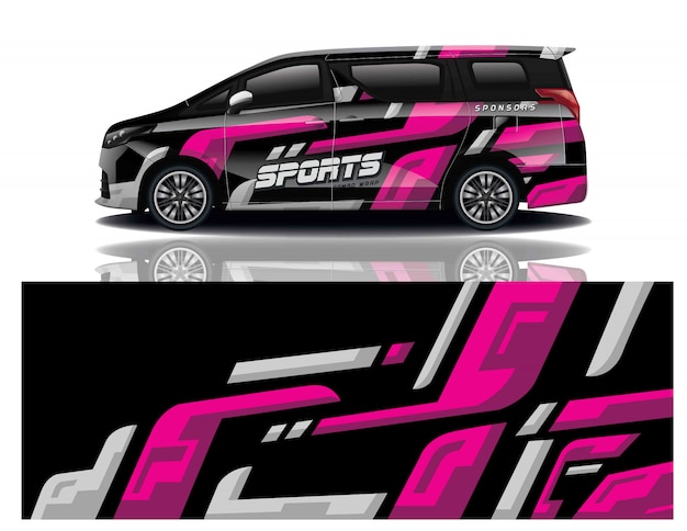 van sport decal wrap 