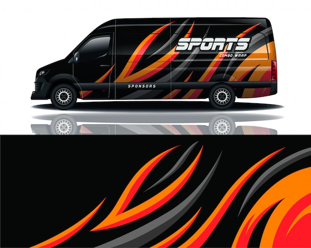 Vector van sticker wrap