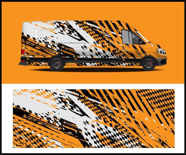 Van wrap design wrap sticker and decal design for the company