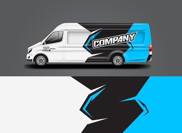 Van wrap livery design ready to use for cars