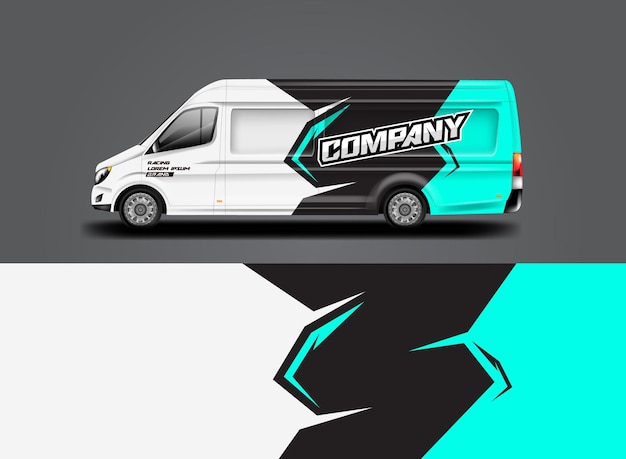 Design van wrap livery pronto all'uso per auto