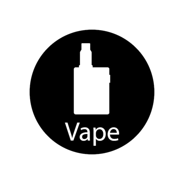 vape 아이콘 터 템플릿 일러스트 로고 디자인