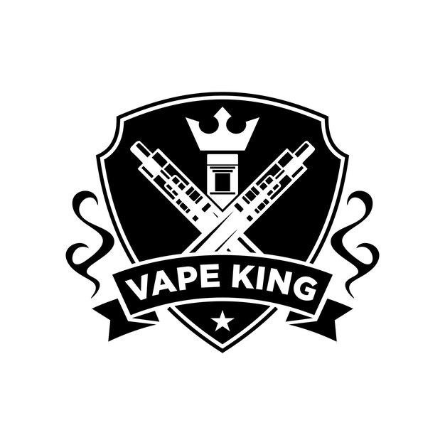 Vapekingsのロゴデザイン