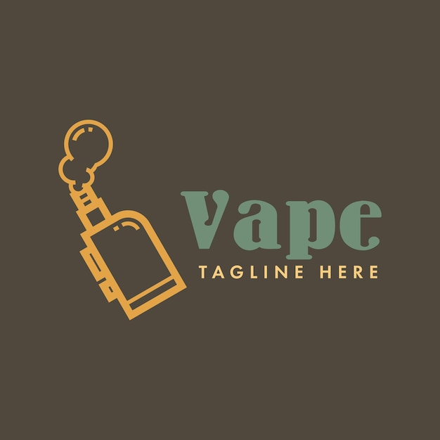 Vape 상점 및 상점을 위한 Vape 로고 디자인 컨셉