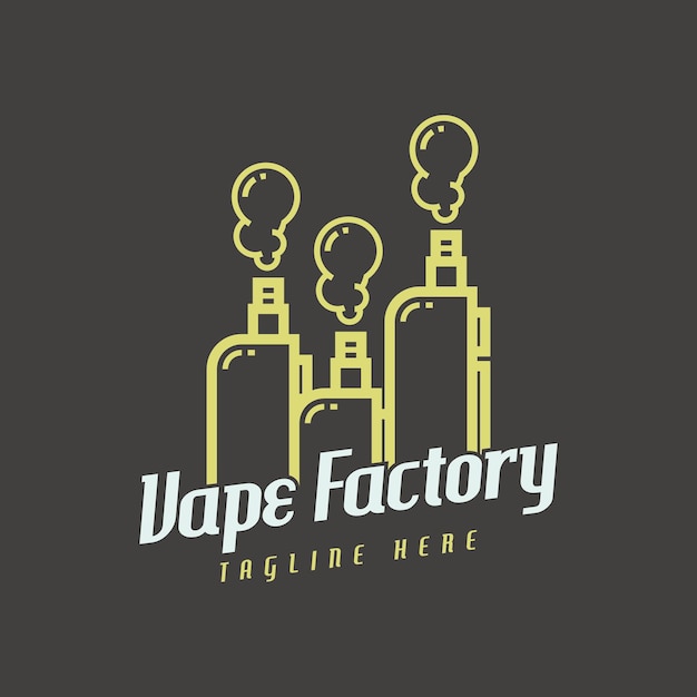 Vape 상점 및 상점을 위한 Vape 로고 디자인 컨셉