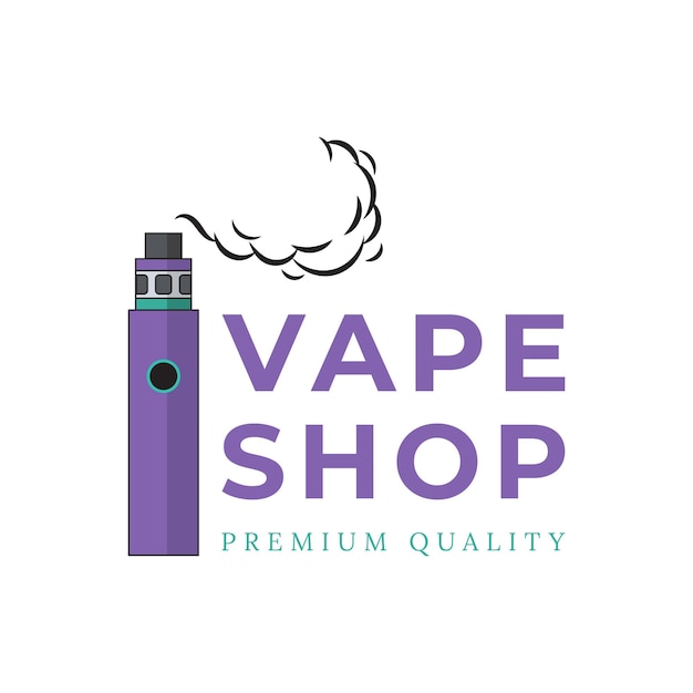 Vector vape logo design good for vape shop