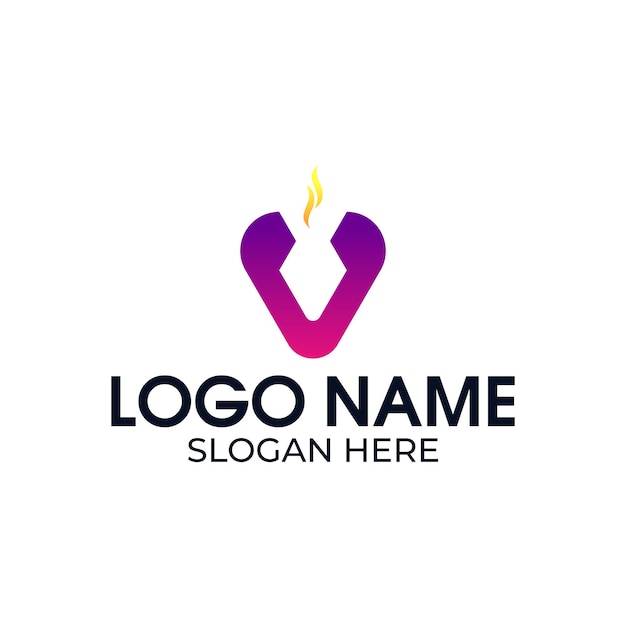 Vape logo design vector