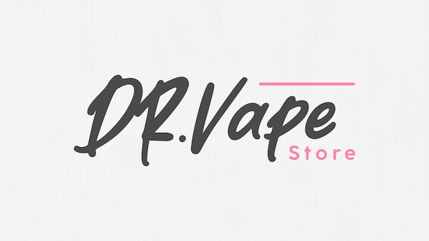 Vape logo in simple text style