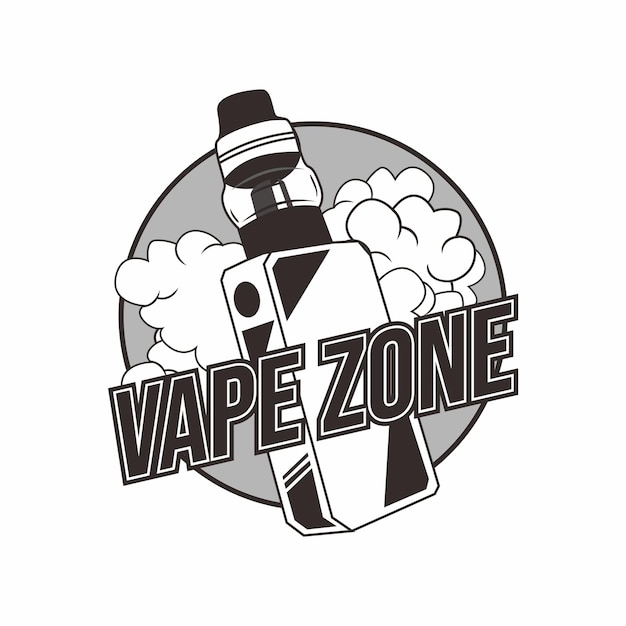 Vape logo vector clip art