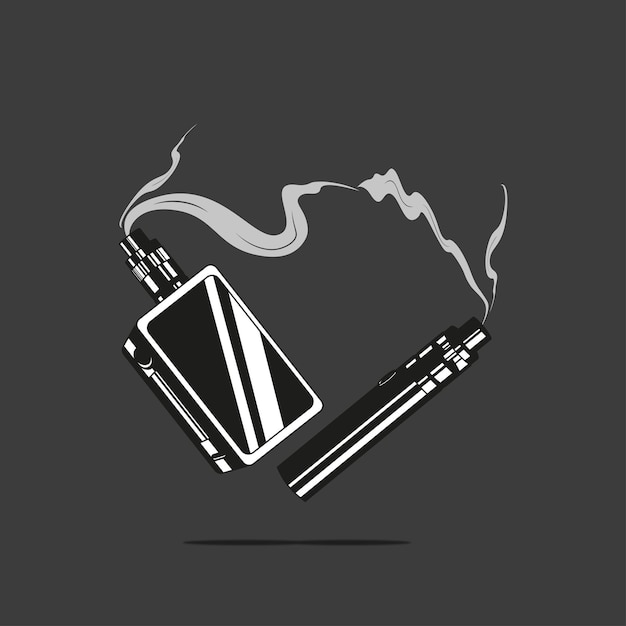 Vape logo with two different types