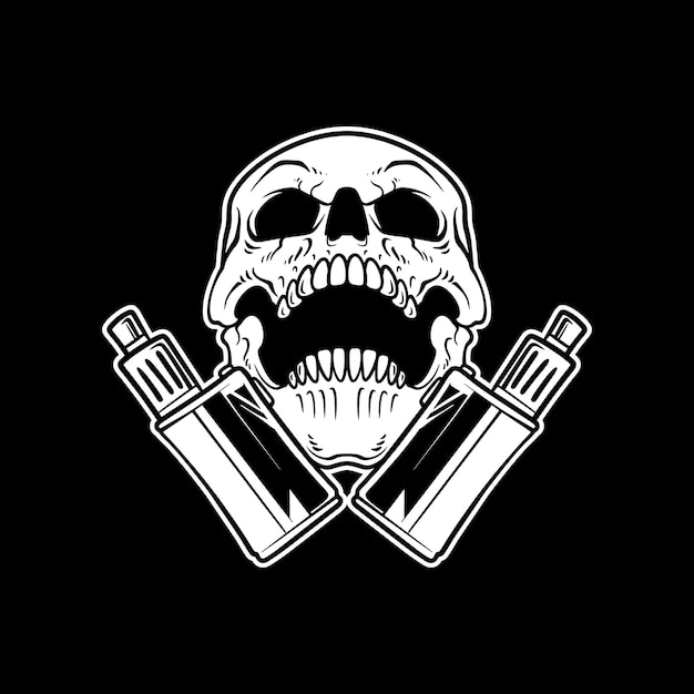 vape skull logo