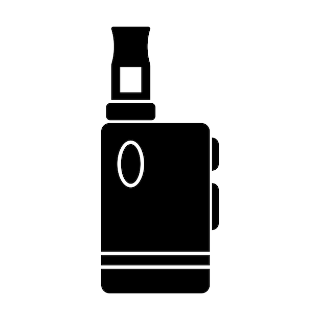 Icona del vettore dello strumento per fumare vape