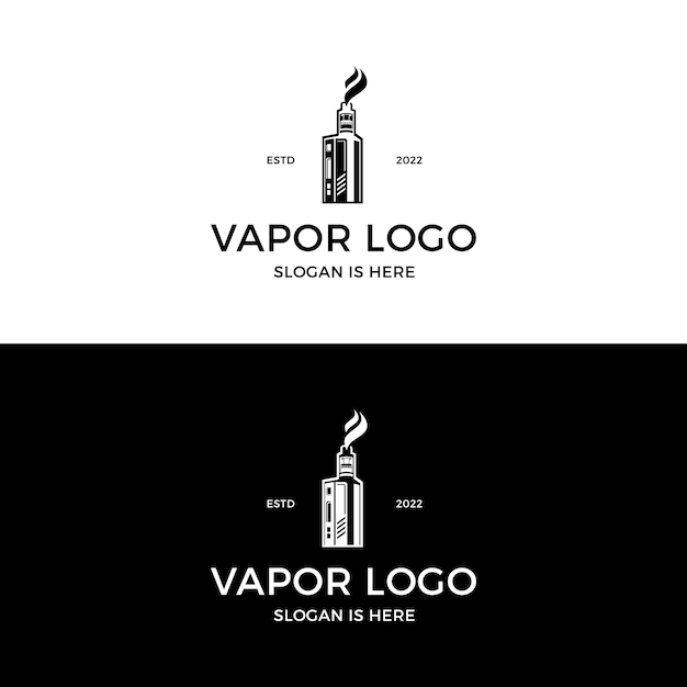 Вдохновение для дизайна логотипа vapor