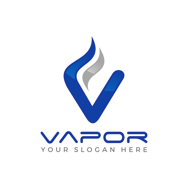 Vettore vapor logo vector