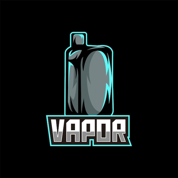 Vector vapor mascot logo